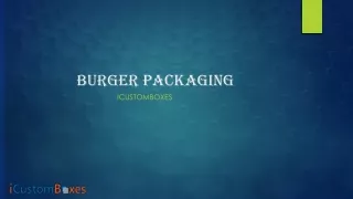 burger packaging