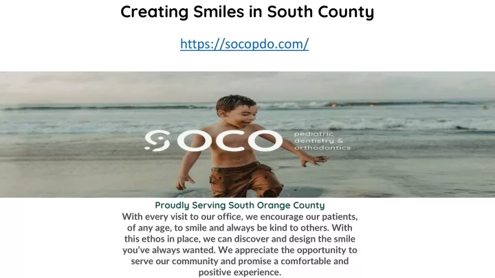creating smiles in south county