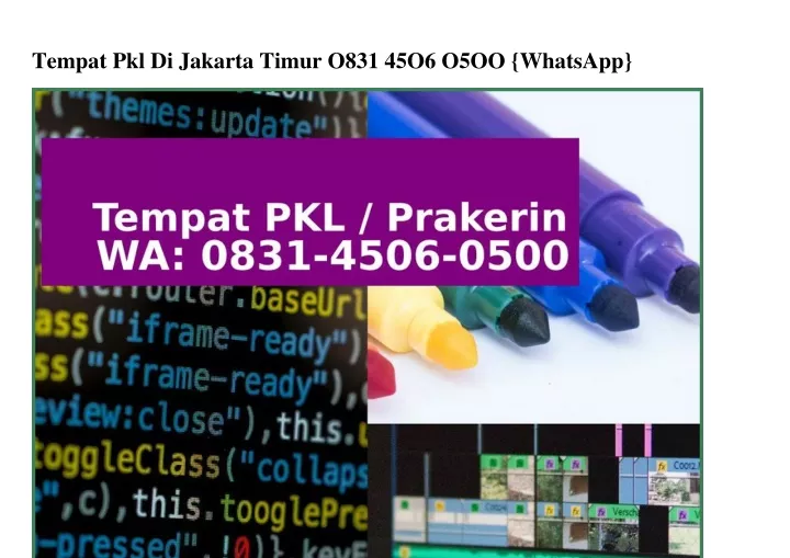 tempat pkl di jakarta timur o831 45o6 o5oo