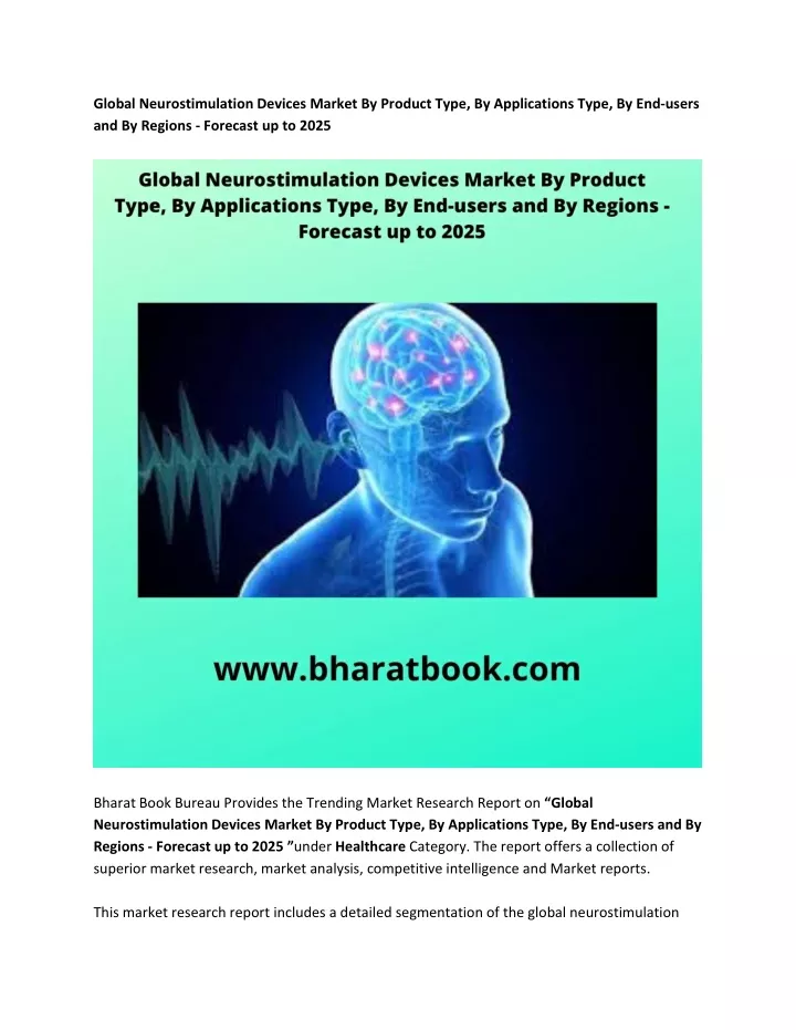 global neurostimulation devices market by product