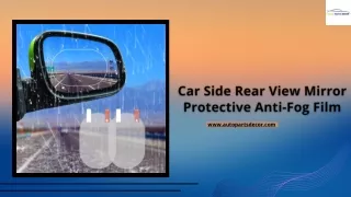 Car Side Rear View Mirror Protective Anti-Fog Film