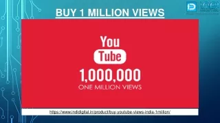 How to Get a One Million Views on YouTube