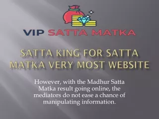 satta king for satta matka very most website