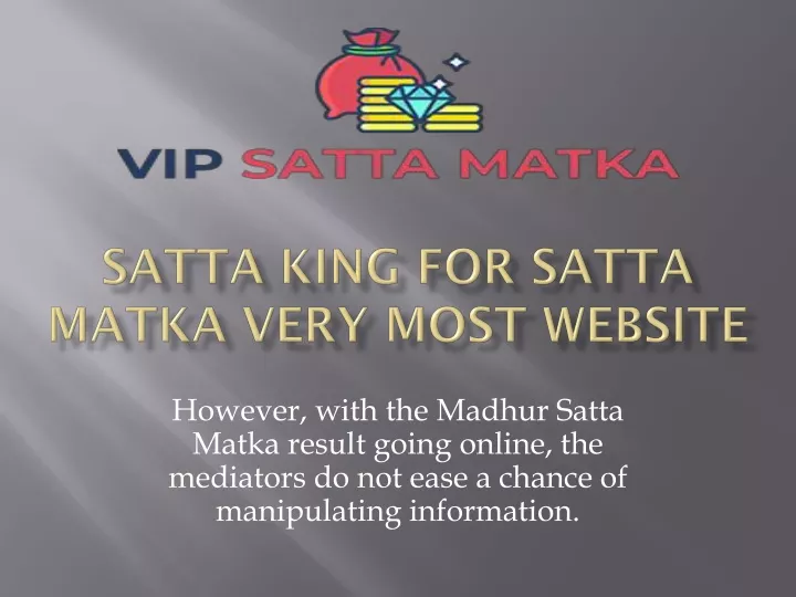 satta king for satta matka very most website