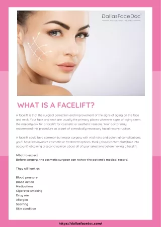 what is a facelift