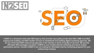 i n2seo is a wholesale white label seo agency