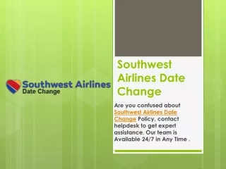 southwest airlines date change