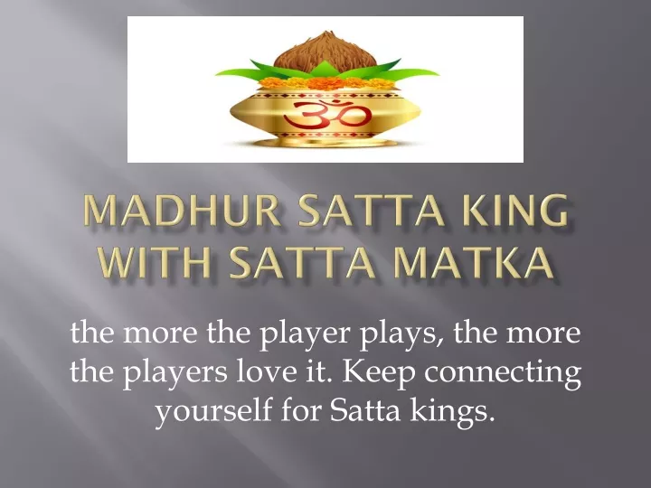 madhur satta king with satta matka