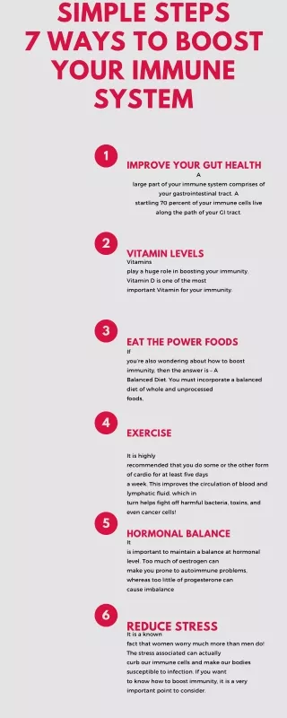 simple steps 7 ways to boost your immune system