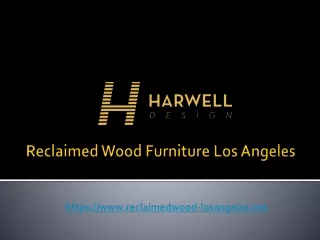 Reclaimed Wood Furniture Los Angeles