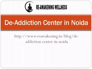 De-Addiction Center in Noida