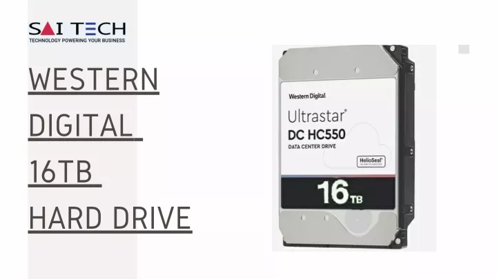 western digital 16tb hard drive