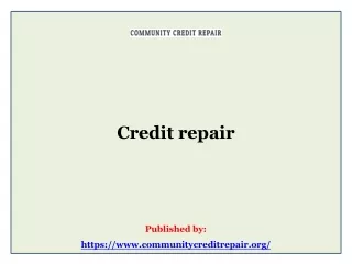 Credit repair