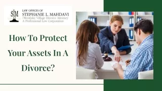 How To Protect Your Assets In A Divorce?