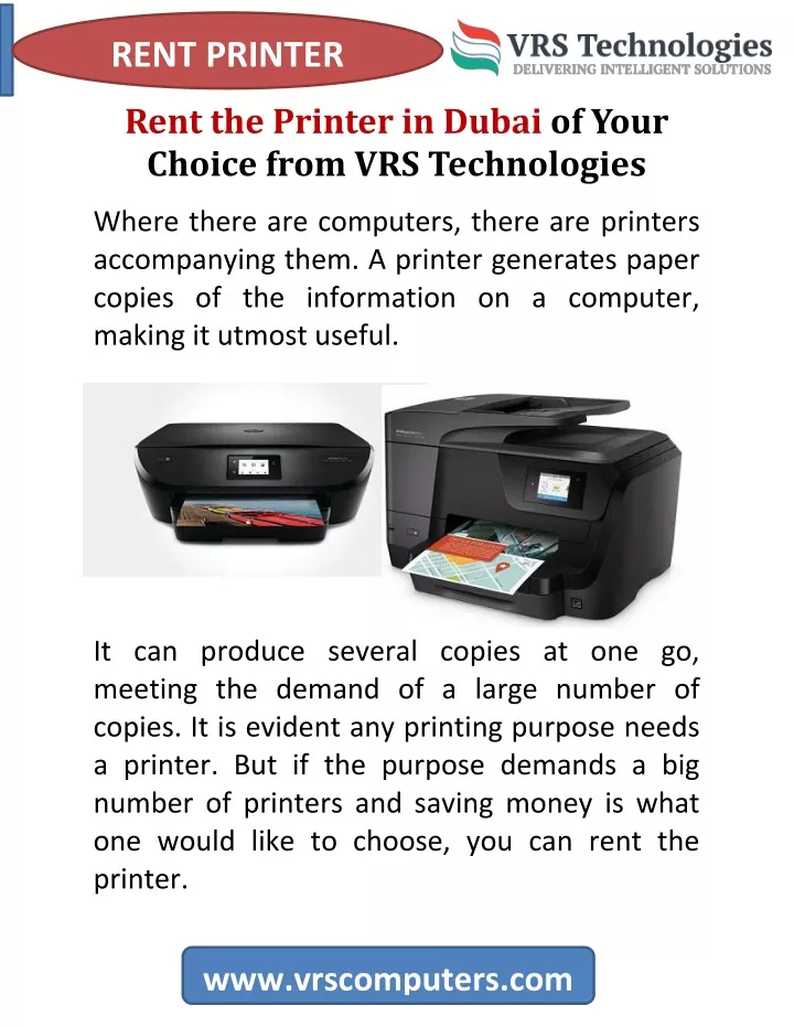 rent printer