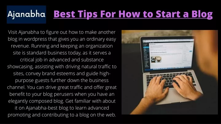 best tips for how to start a blog