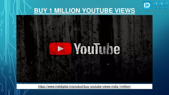 buy 1 million youtube views