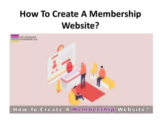 How To Create A Membership Website?