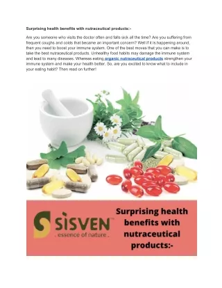 Best nutraceutical products | Buy nutraceutical products online