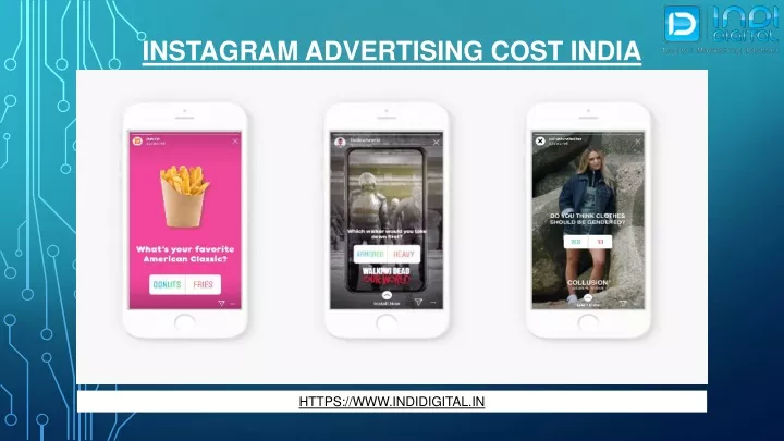 instagram advertising cost india