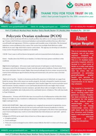 Polycystic ovarian syndrome (PCOS)