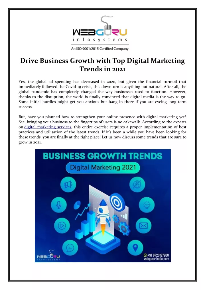 drive business growth with top digital marketing