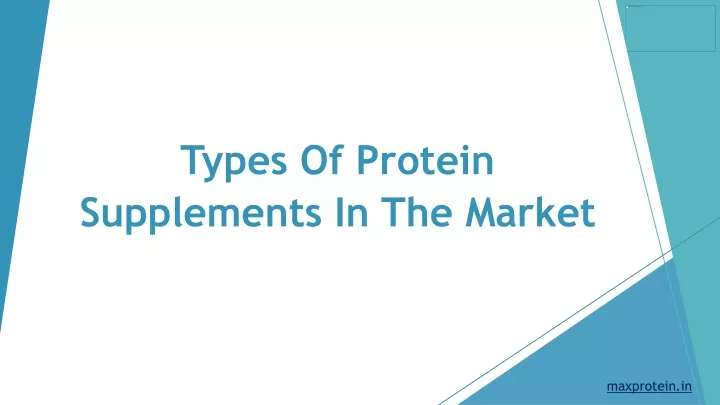 types of protein supplements in the market