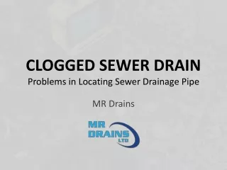 Locate Clogged Sewer Drain Pipes