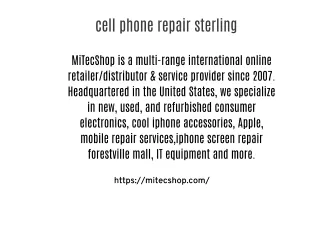 cell phone repair sterling