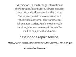 best iphone repair service