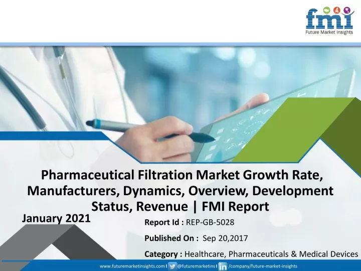 pharmaceutical filtration market growth rate