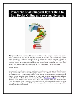 Buy Books Online In Hyderabad | BestBookCentre