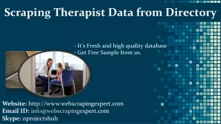 scraping therapist data from directory