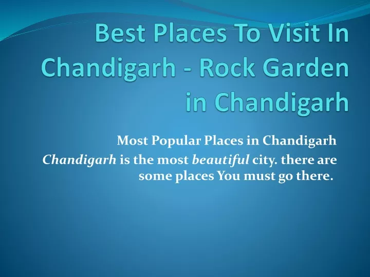best places to visit in chandigarh rock garden in chandigarh