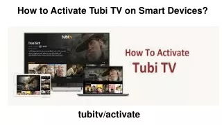 How to Activate Tubi TV on Smart Devices?