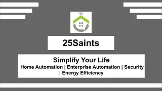 Hotel Automation Solutions - 25Saints