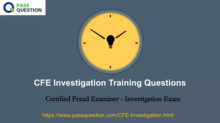 cfe investigation training questions