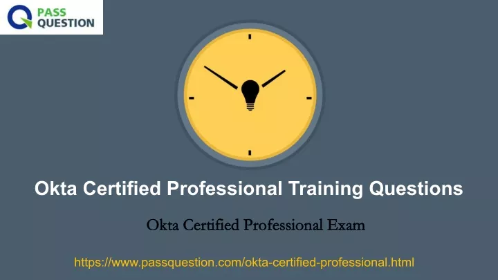 okta certified professional training questions
