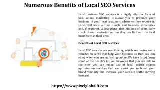 Numerous Benefits of Local SEO Services