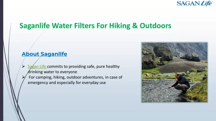 saganlife water filters for hiking outdoors