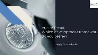 Vue or React which JavaScript Framework You Prefer?