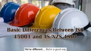 basic differences between iso 45001