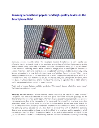 samsung second hand popular and high quality