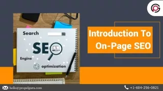 Introduction To On-Page SEO
