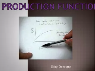 Elliot Dear Esq | Production Function