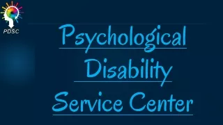 psychological disability service center