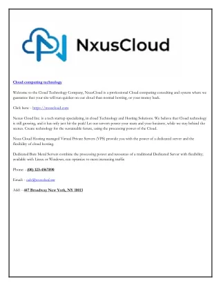 cloud computing technology welcome to the cloud