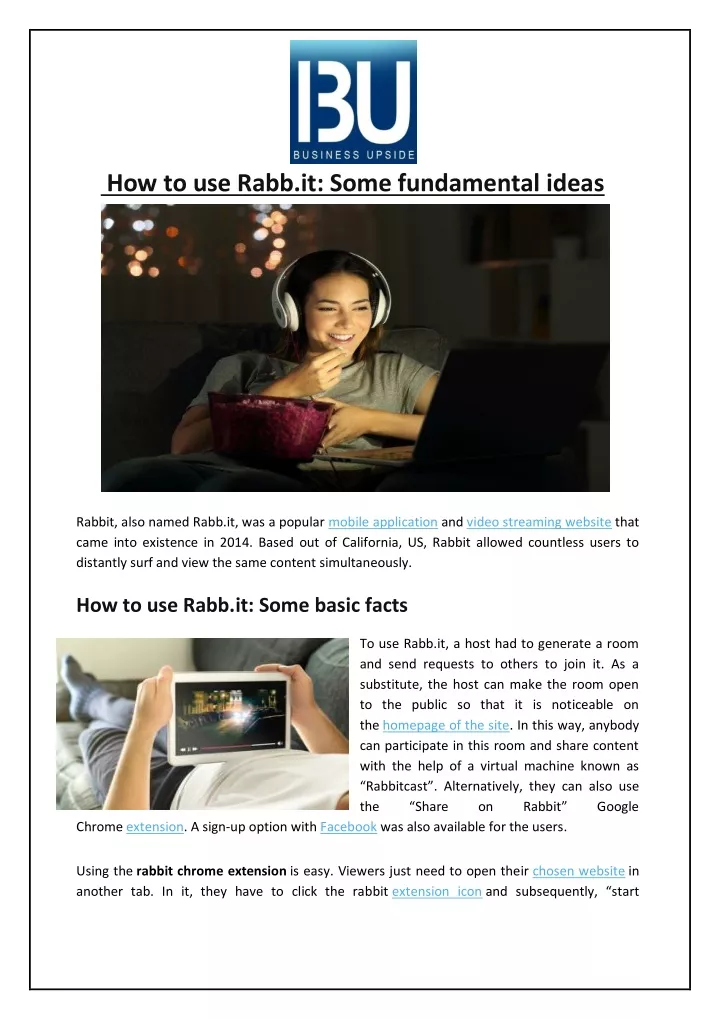 how to use rabb it some fundamental ideas