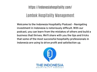 Lombok Hospitality Management