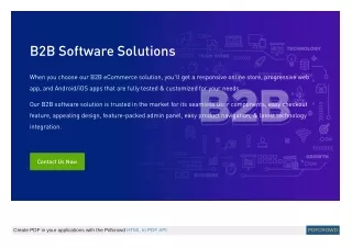 b2b software solutions